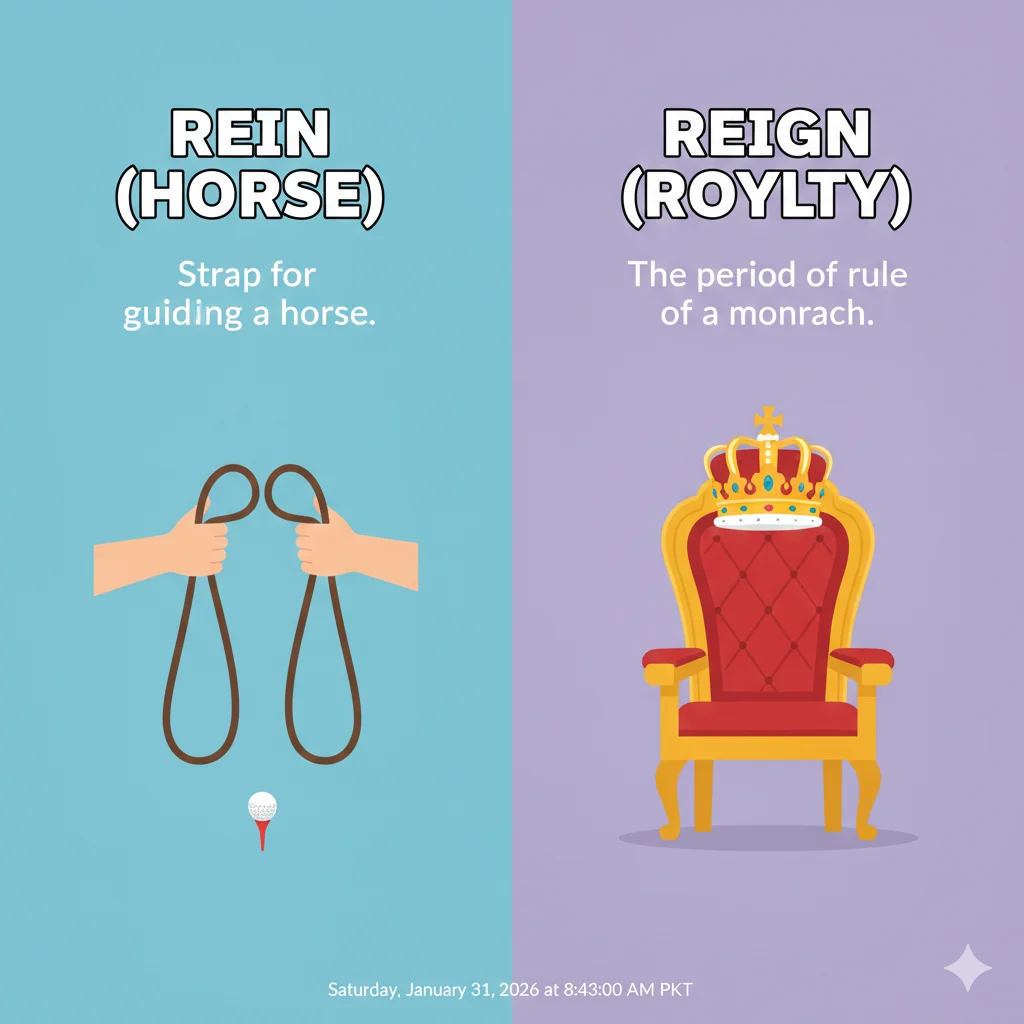 Reins vs Reigns
