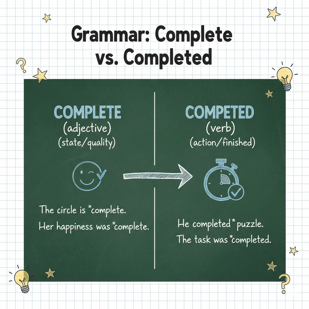 Complete vs Completed