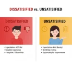 Dissatisfied vs Unsatisfied