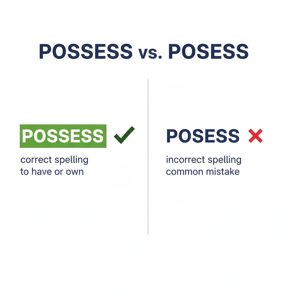 Possess vs Posess