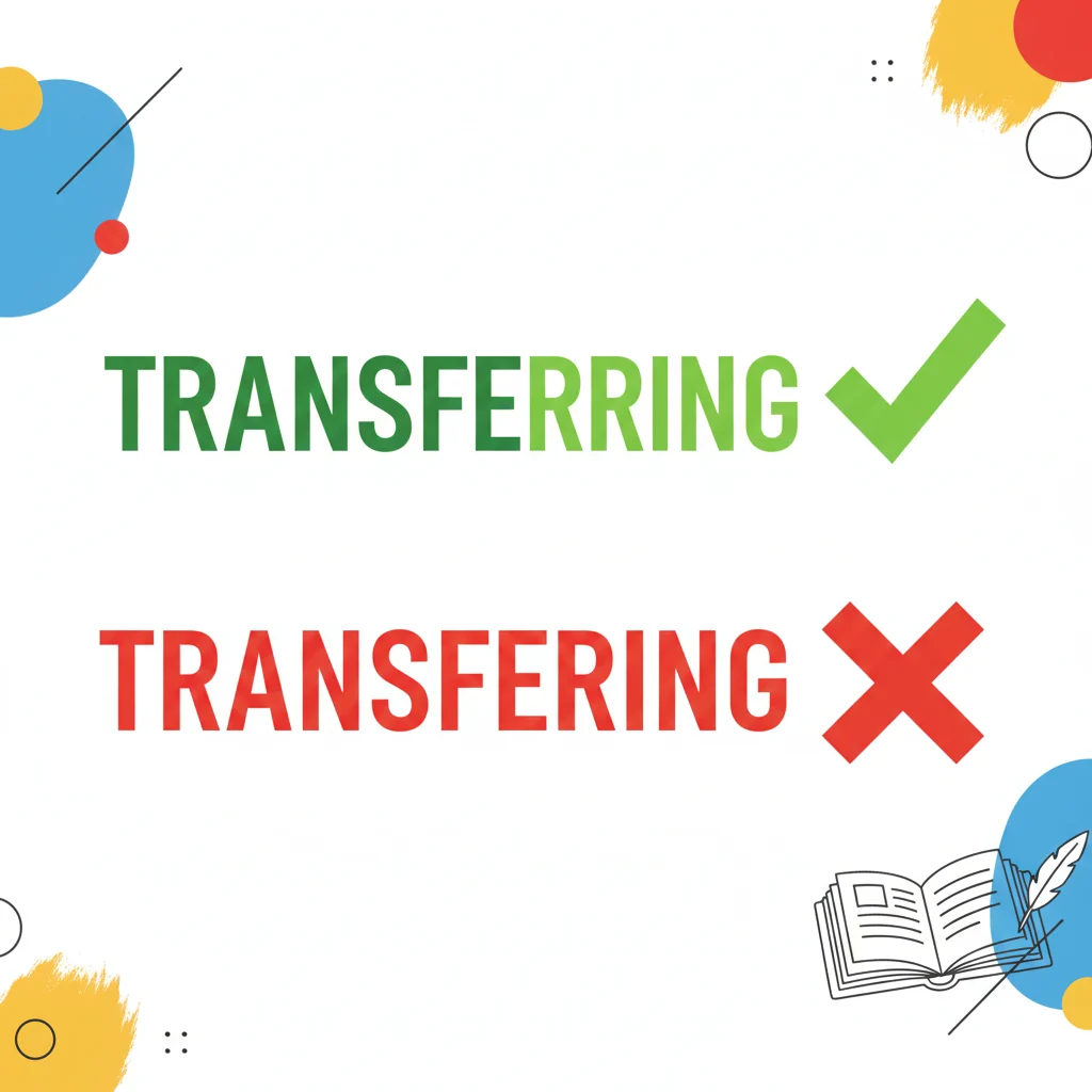 Transferring vs Transfering