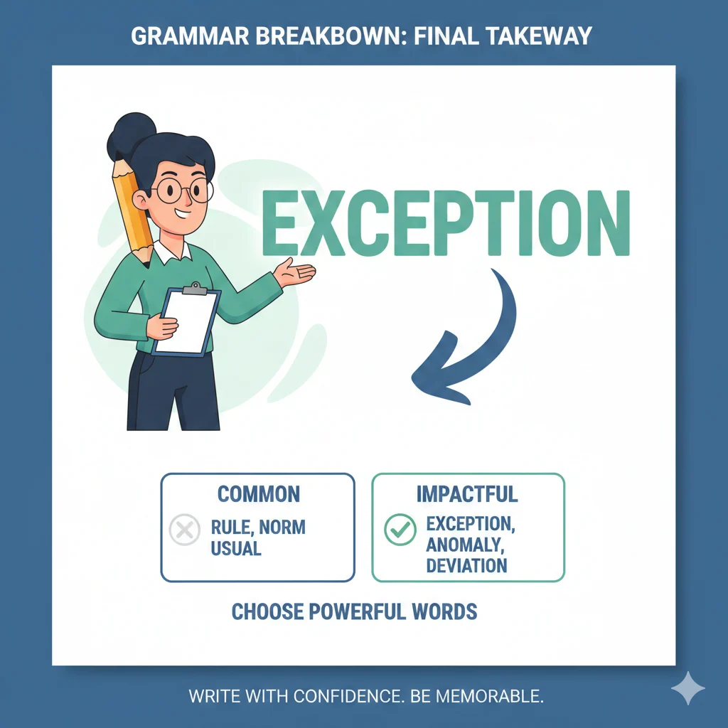 Exception vs Acception