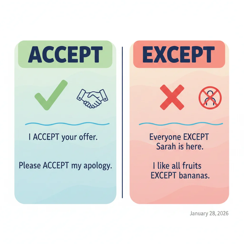 Except vs Accept