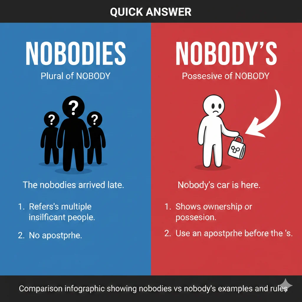 Nobodies vs Nobody’s