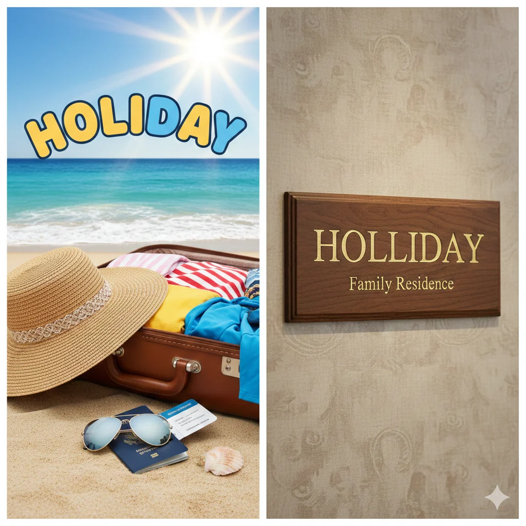 Holliday vs Holiday