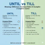 Until vs Till