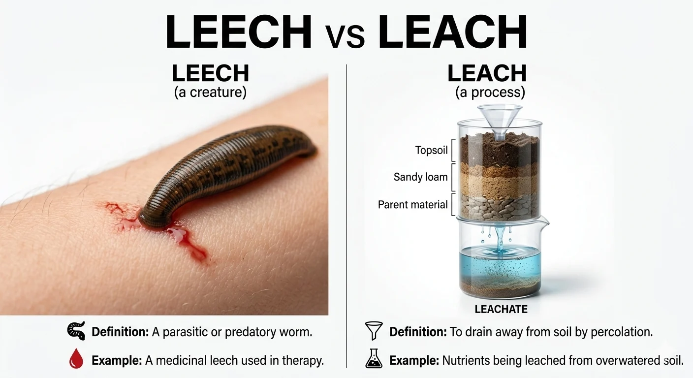 Leech Vs Leach
