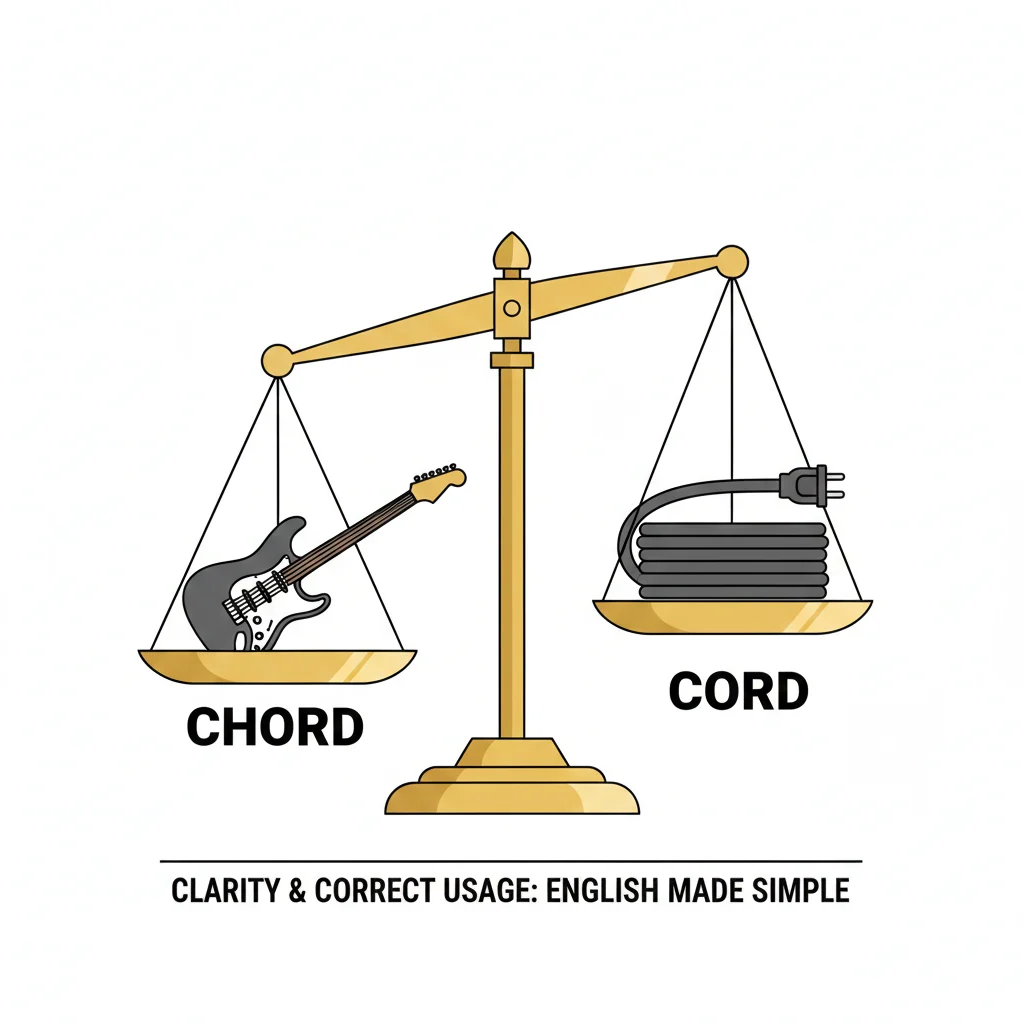 Chord vs Cord