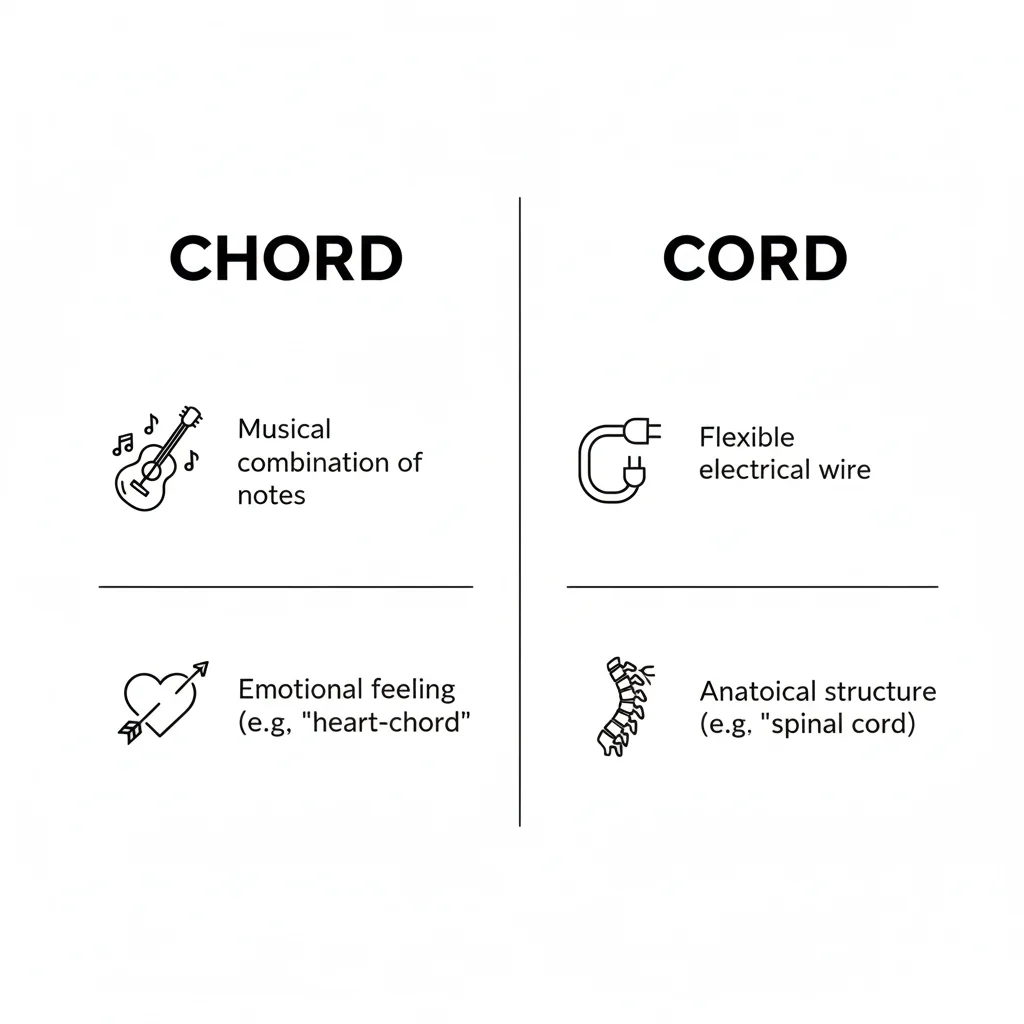 Chord vs Cord