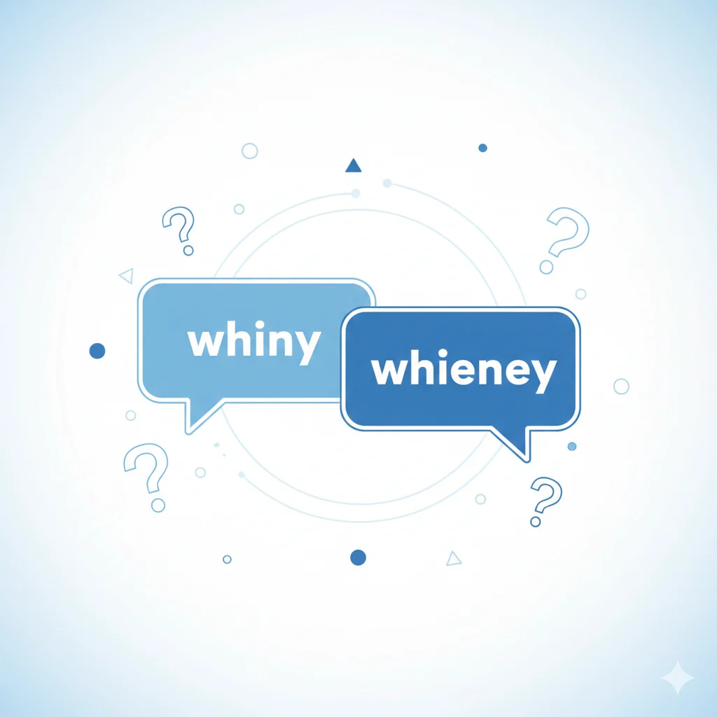 Whiny vs Whiney