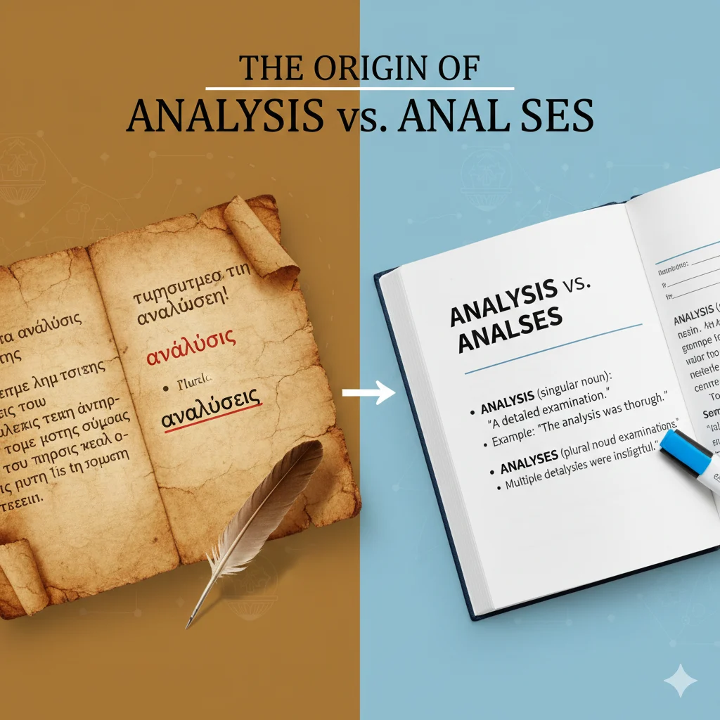 Analysis vs Analyses