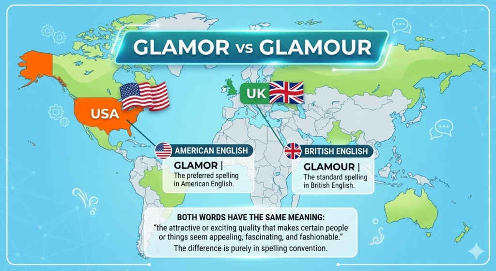 Glamor Vs Glamour 