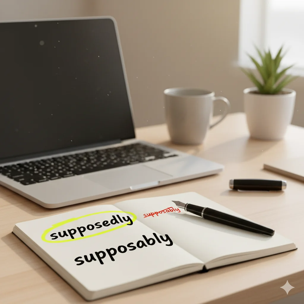 Supposedly Vs Supposably