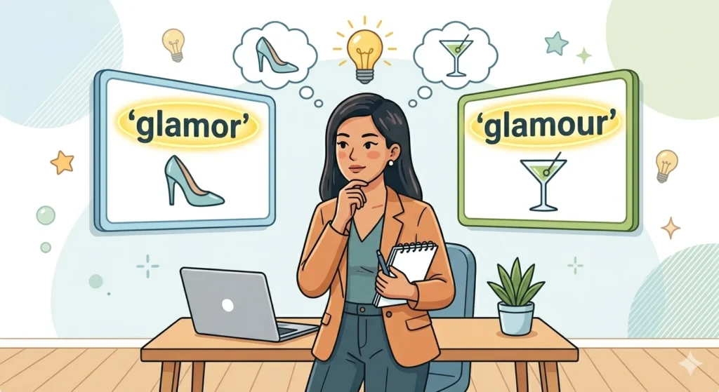 Glamor Vs Glamour 
