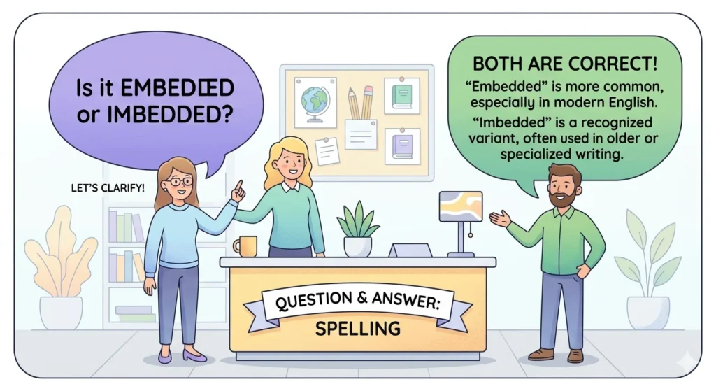 Embedded Vs Imbedded