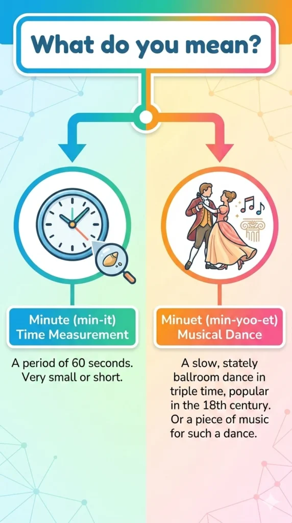 Minute Vs Minuet