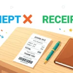 Reciept Vs Receipt
