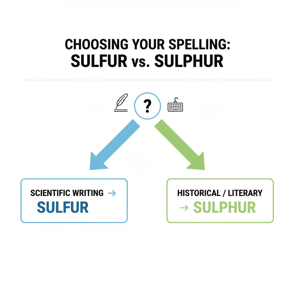 Sulfur Vs Sulphur