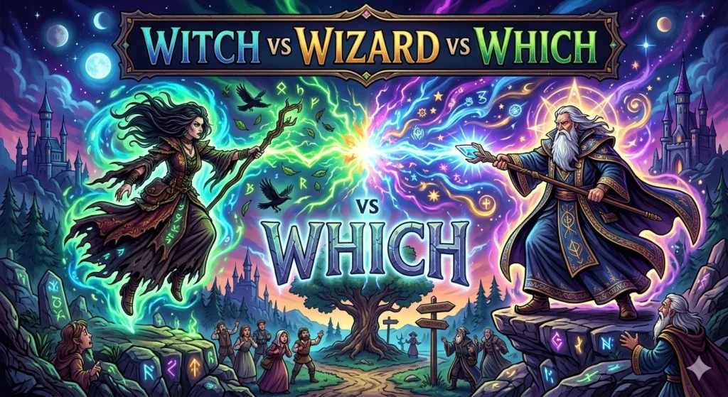 Witch Vs Which
