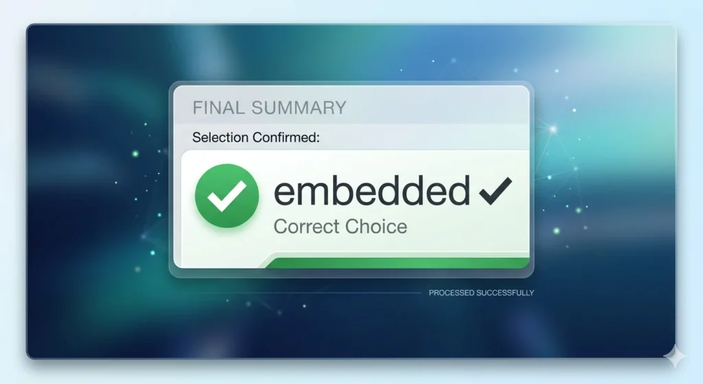 Embedded Vs Imbedded
