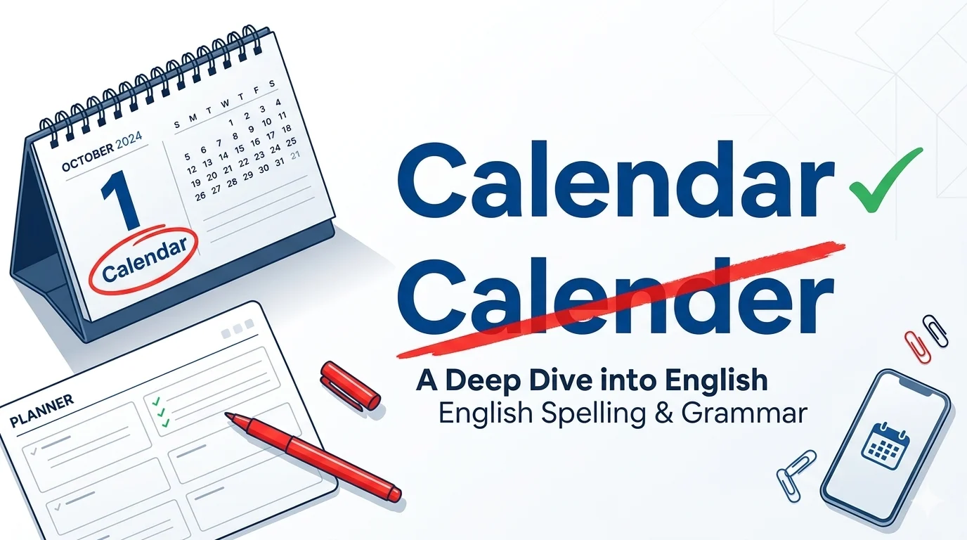 Calendar Vs Calender