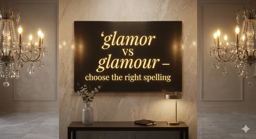 Glamor Vs Glamour 