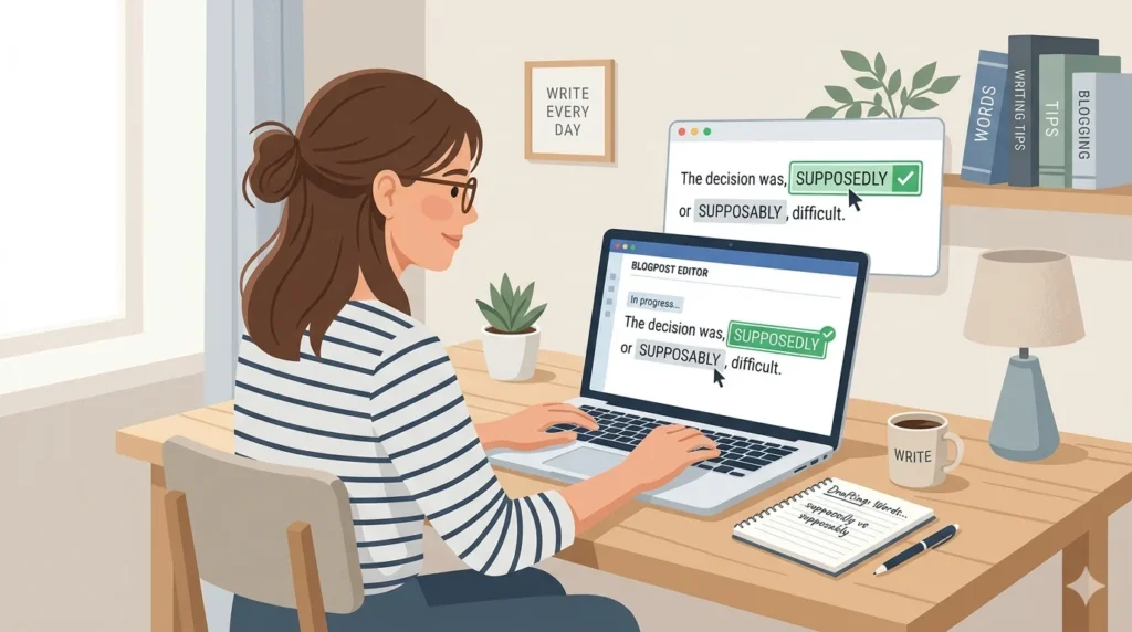 Supposedly Vs Supposably