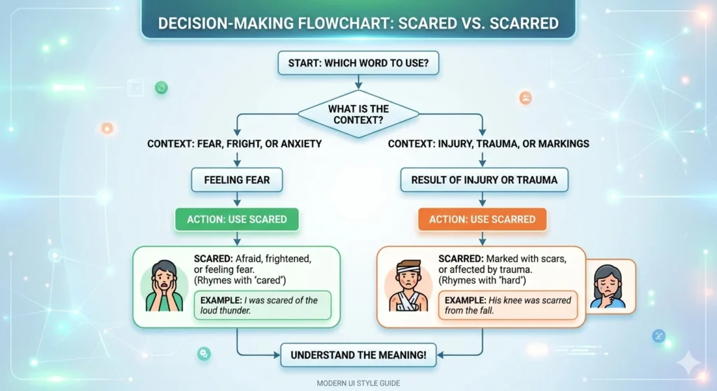 Scared Vs Scarred