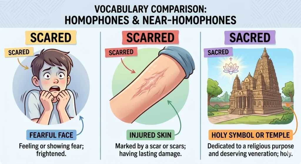 Scared Vs Scarred