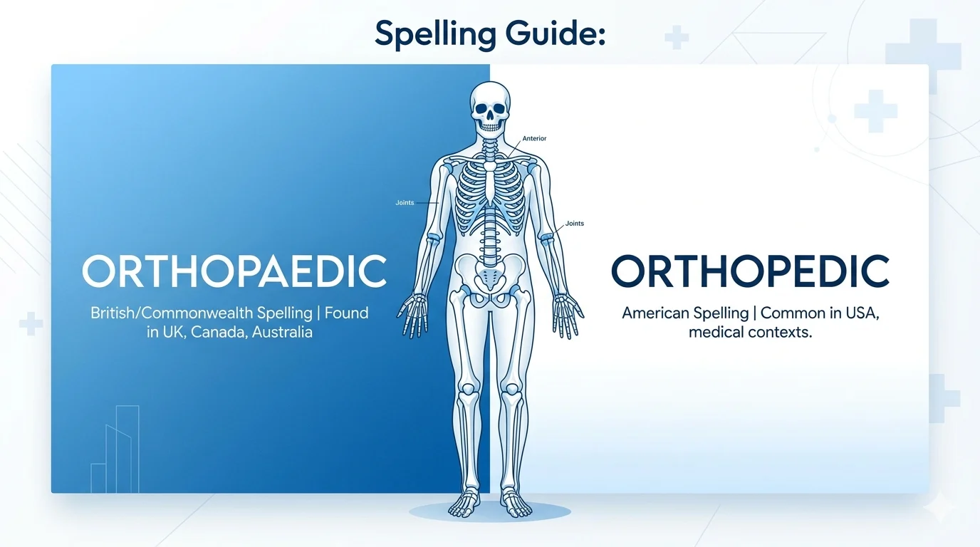 Orthopaedic Vs Orthopedic