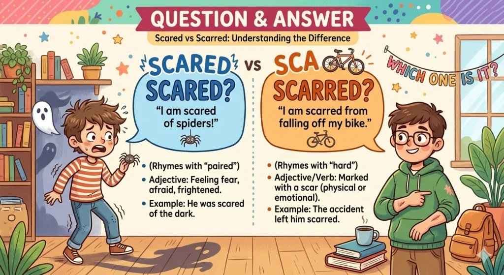 Scared Vs Scarred