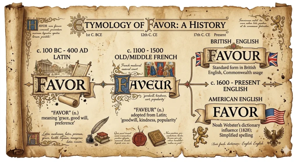 Favour Vs Favor 