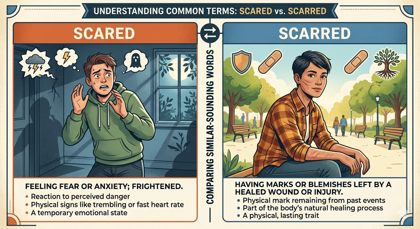 Scared Vs Scarred