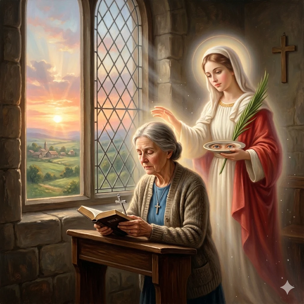 prayers to st lucy for eyes